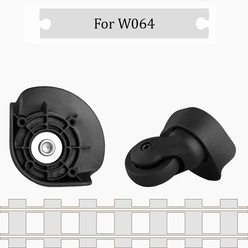 

For W064 Silent Spinner Wheels - Replacement Set for Effortless, Quiet Luggage Movement Universal Luggage Accessories