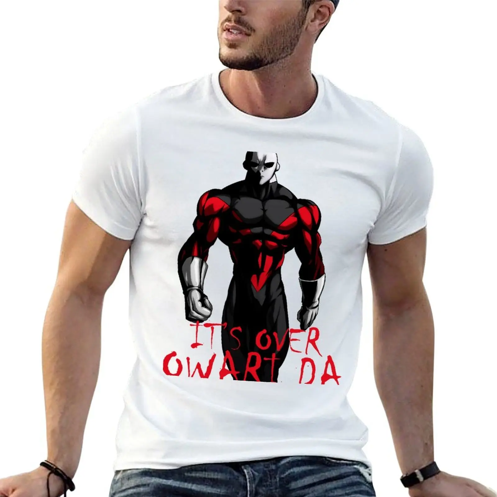 owari da Jiren T-Shirt cotton t shirts high quality t shirts for man graphic vintage anime tshirt T-shirt
