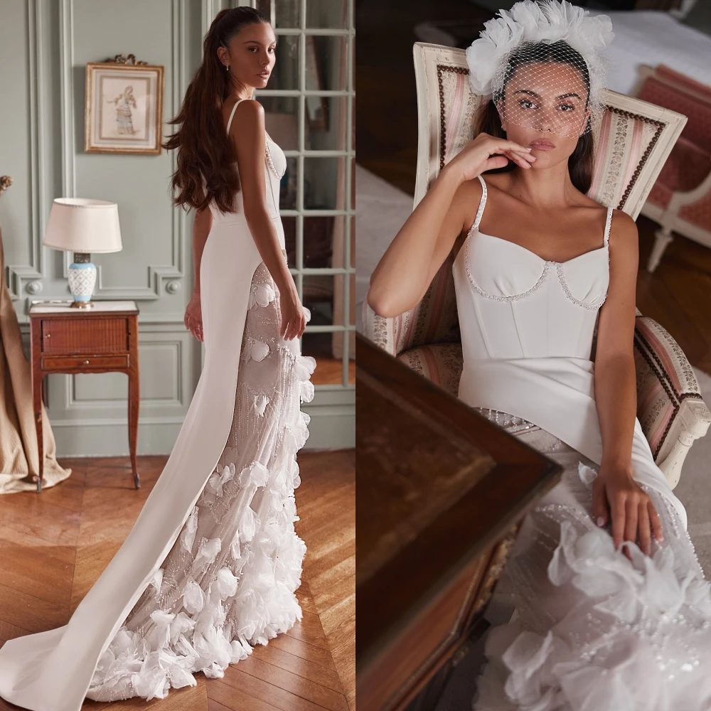 تخصيص حورية البحر السباغيتي الأشرطة أنيقة مساء اللباس الرسمي حساسة مخصص فساتين المناسبات عالية الجودة فستان الحفلة الراقصة #6