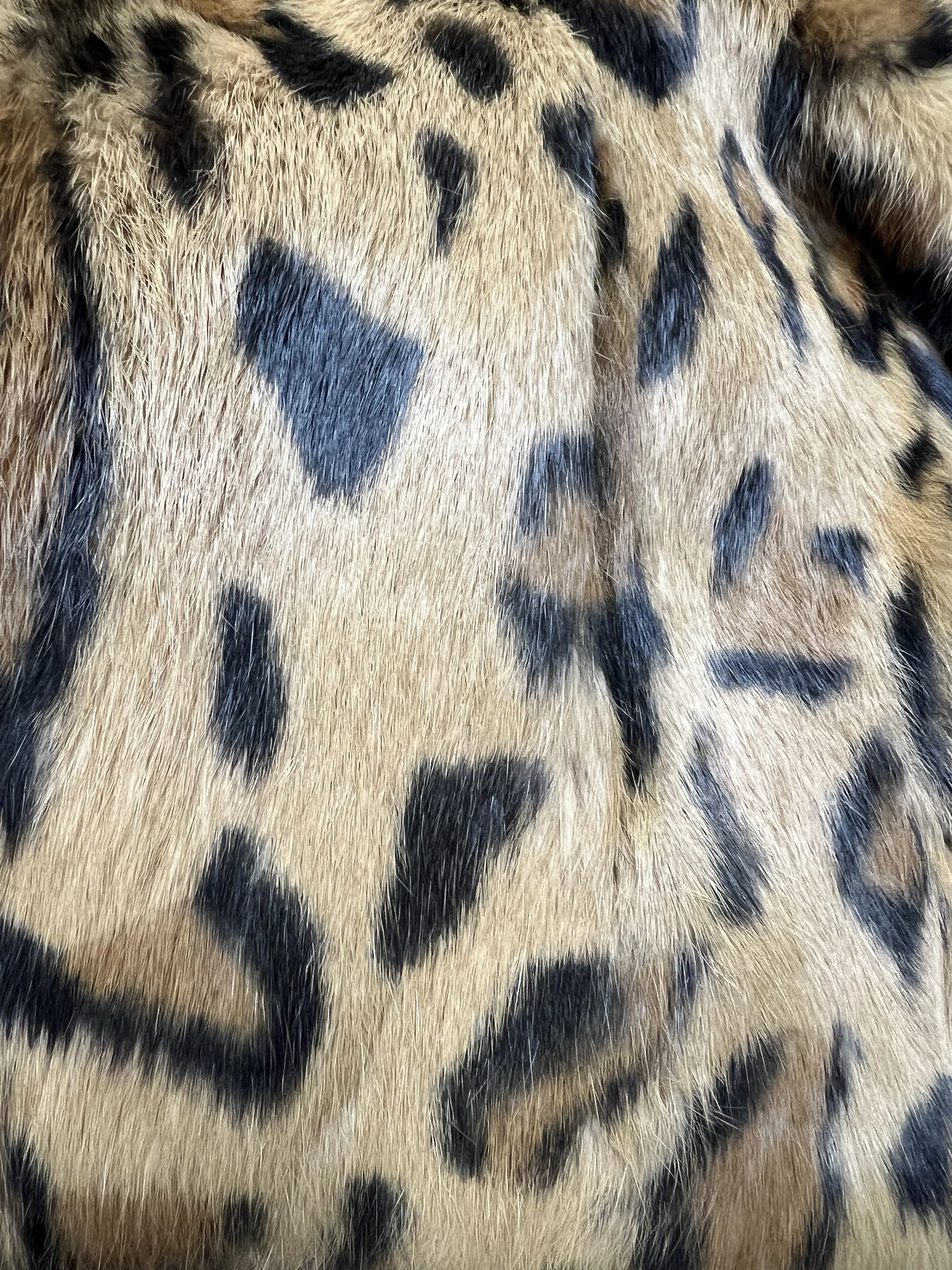 Women's Genuine Rabbit Fur Coat Stand Collar Luxury Winter Fur Outerwear