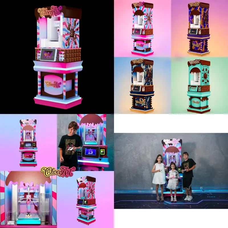 2026 New Version Chocolate 3D Printer Vending Machine with SDK Touchscreen and ADA Compliance for ChocoArt