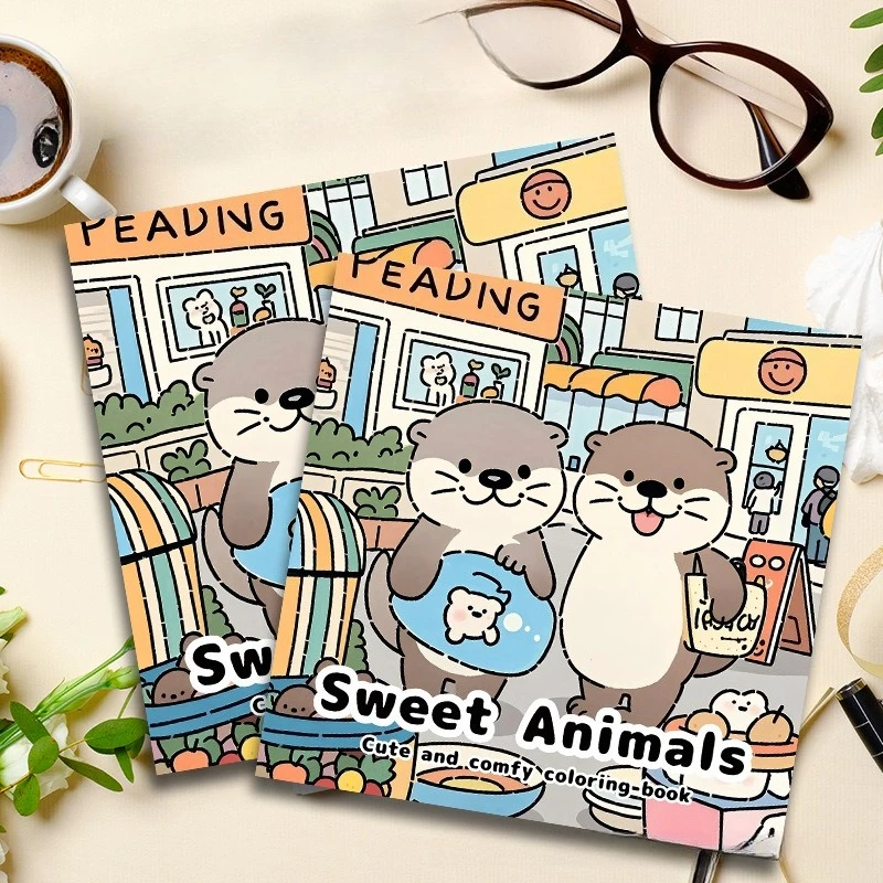 

2025 New Bestseller Doodling Stress-relieving Coloring Book Coloring Book for Adults Painting Book Coloring Book