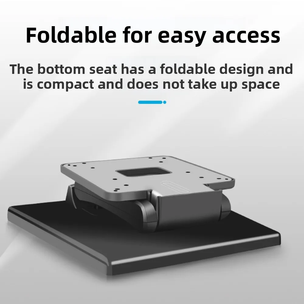 

Desktop Base Desktop Monitor Holder Folding Adjustable Computer Monitor Stand Portable Thickening Computer Booster Stand