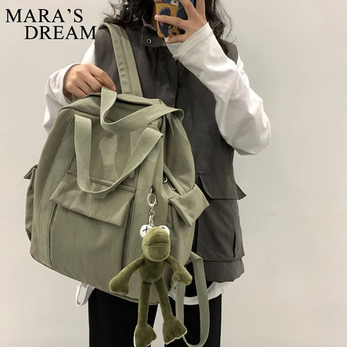 Mara's Dream 여성용 방수 대용량 여행 노트북 가방, 남녀공용 커플 책가방, 하라주쿠 트렌디 핸드백