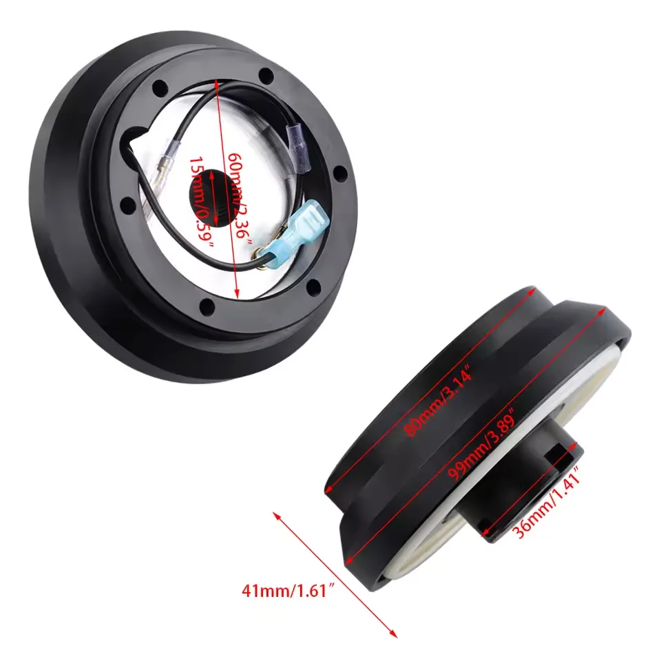 

100H Steering Wheel Short Hub Adapter Kit For Mitsubishi Eclipse Lancer Galant 3000GT