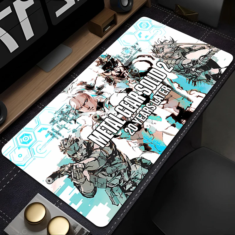 Mouse Pad Laptop Non-slip Esports M-metal Gear Solid Office Laptop Desk Mat Game Player Mousepad PC Accessories Keyboard Pad