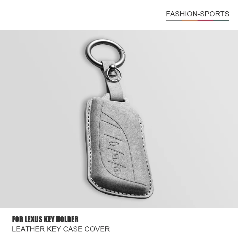 

Leather Car Remote Key Case Cover Shell Fob Keychain For Lexus NX ES UX US RC LX GX IS RX 200 250h 350h LS 450h 260h 300h UX200
