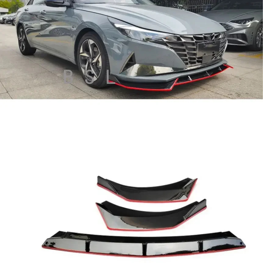 for Hyundai Elantra CN7 2021-2022 spoiler ABS front shovel front lip front bumper bumper protector Avante