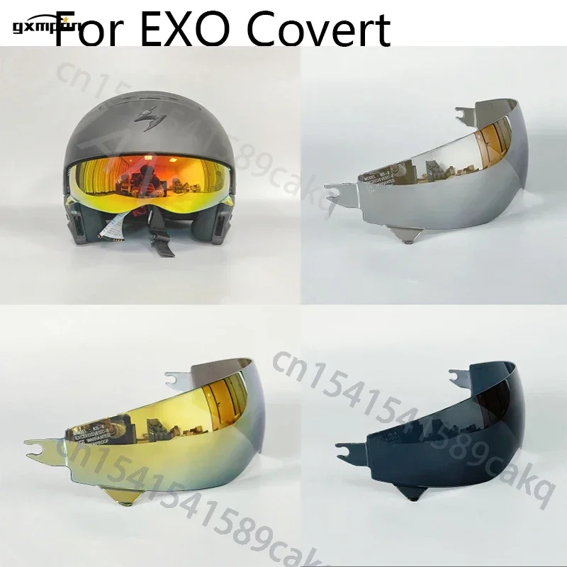 

Full Helmet Lenses Scorpion Helmet For EXO Covert Motorcycle Full Face Helmet Visor Lens Case High Strength Parts