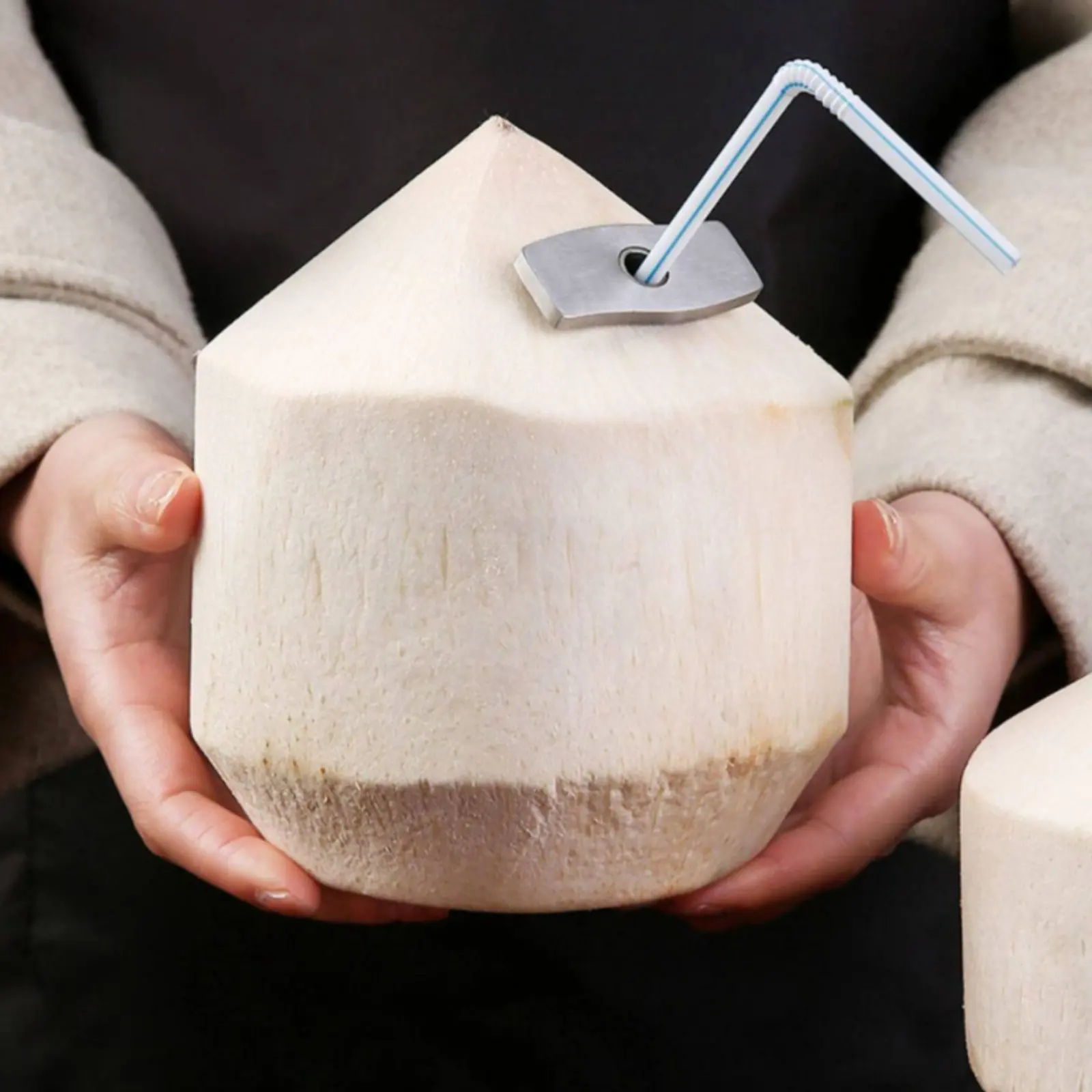 

Многоразовый инструмент для открывания кокосов, кухонный прибор для легкого открывания, удобная ручка, для фруктоварен, пляжа