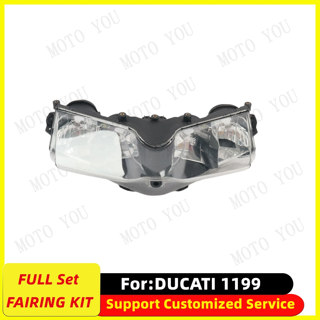 

Аксессуары для мотоциклов, передняя фара в сборе, фара, подходит для Ducati 1199 899 Panigale 2012-2015 2013 2014