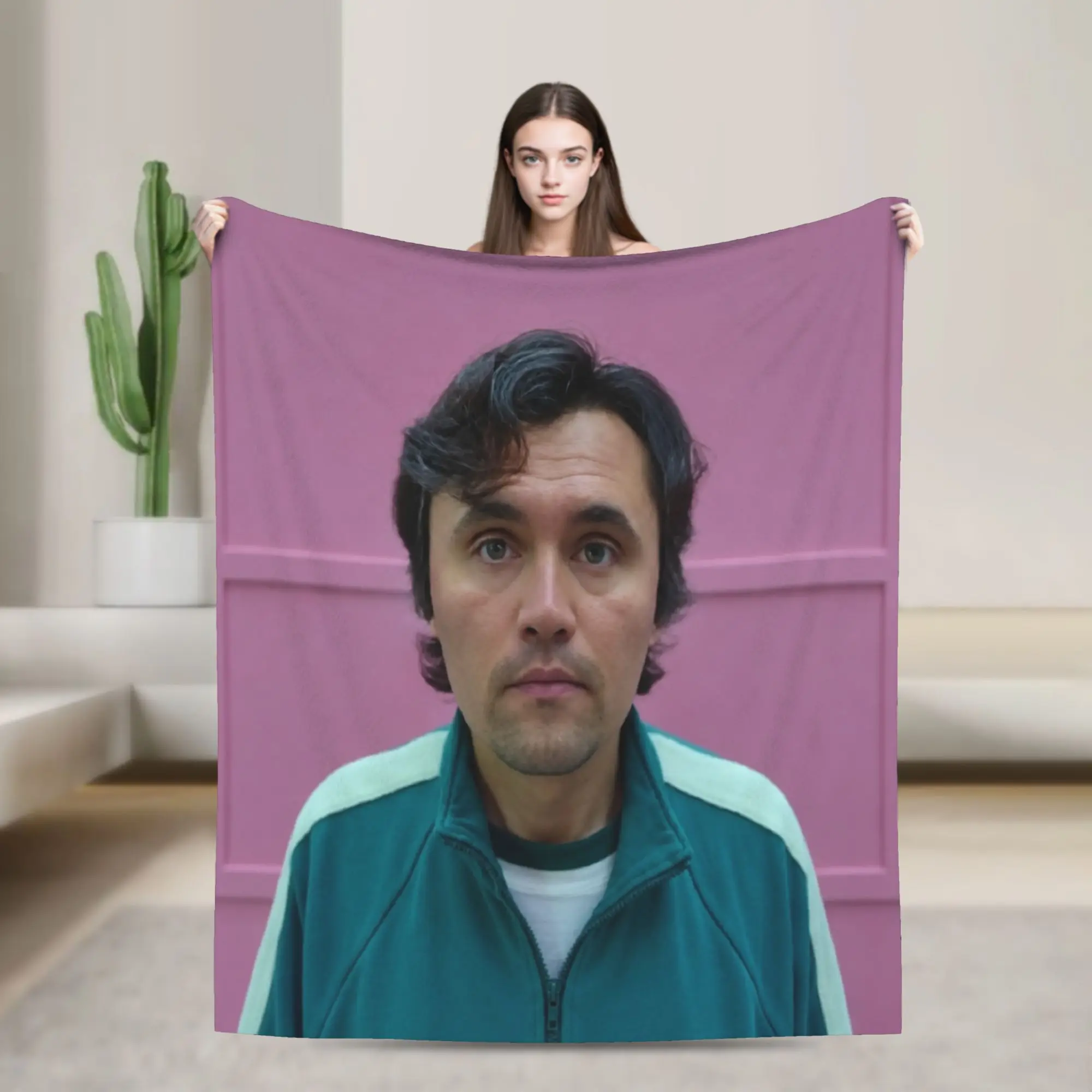 Soft Comfy Blanket Camping Charlie Kirk Retro Tracksuit Portrait Meme Bedding Throws Graphic  Bedspread For Living Room