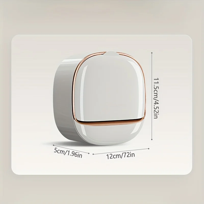 

Настенная мыльница с крышкой, дренажный поддон для мыла без сверления, простая подставка для хранения мыла для домашней ванной комнаты, аксессуары для ванной комнаты.