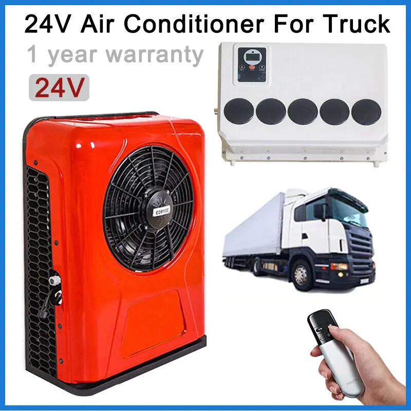 24V DC Air Conditioner Conditioning For Truck Lorry RV Caravan Cooler Cooling sets