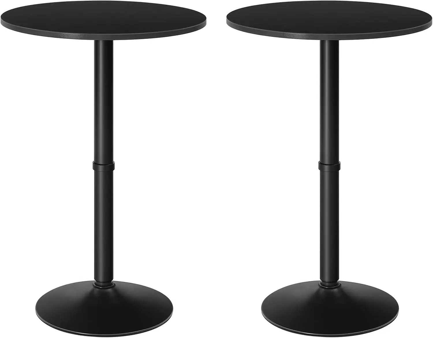 2 Pcs Round Bar Table, 35