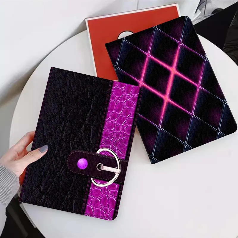 

Purple Black Belt Buckle Gift For Xiaomi Mi Pad Mini 4 5 6 7 SE Pro Plus Redmi Pad 2 SE 2025 8.8 11 Foldable Tablet Case