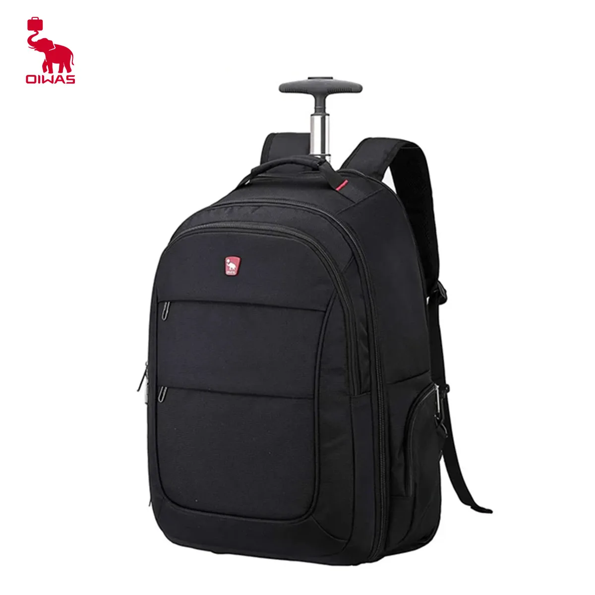 OIWAS Rolling Luggage Backpack Men Trolley Bag with wheels Business Wheeled Backpack Cabin Carry on Trolley Bag