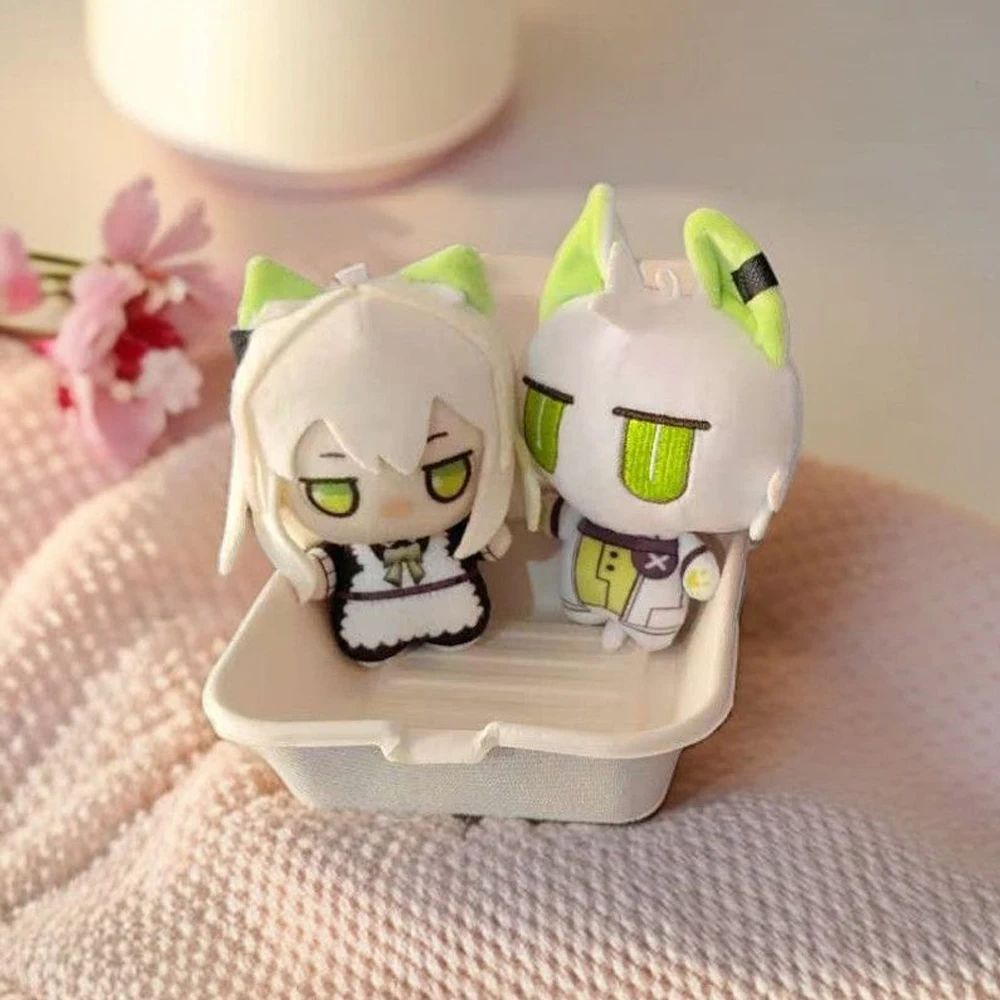 

Different Style 10cm Cute Game Arknights AMa-10 Character Kaltsit Plush Toy Cosplay Cartoon Anime Kal'tsit Keychain Plushie Doll