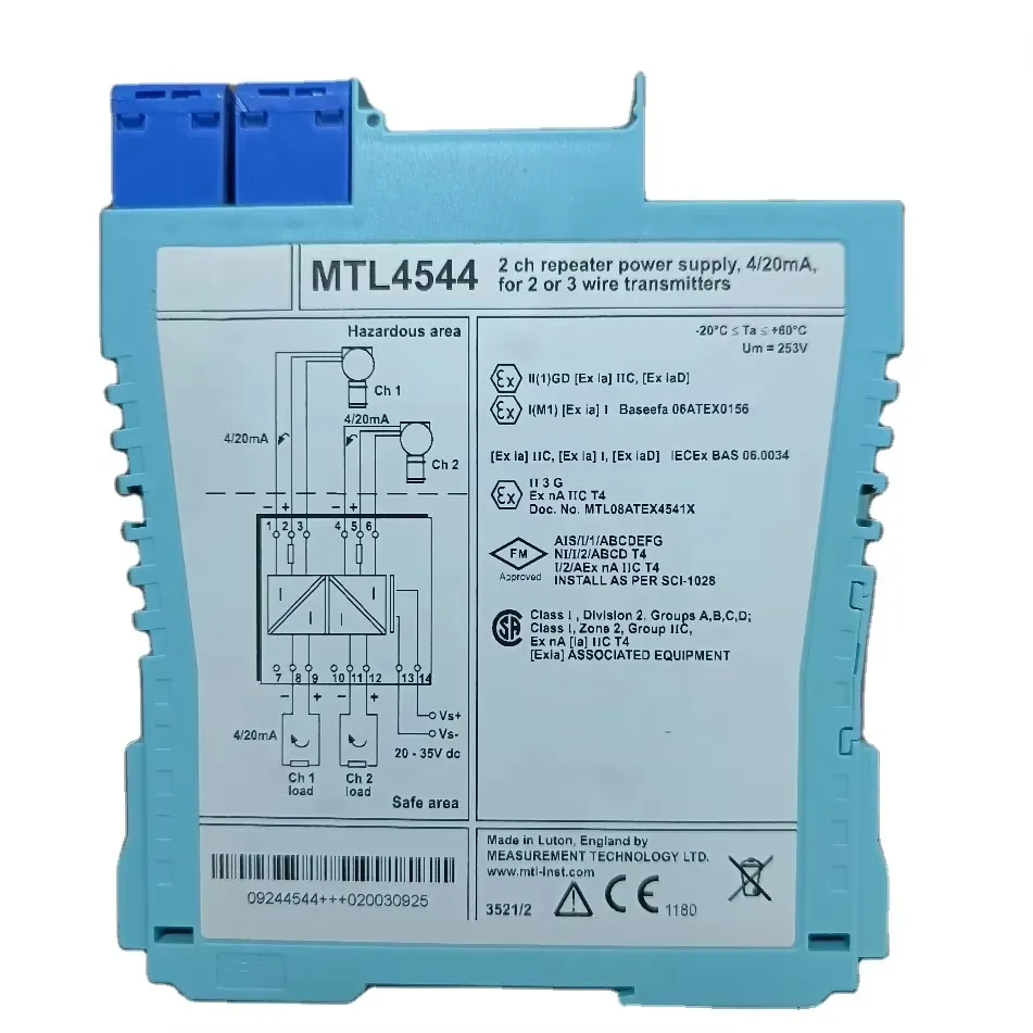 

High Quality 4544 Signal Isolator Safety Barrier Repeater Power Supply Dedicated Controllers for PLC & PAC