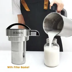 SUBADA Homemade Almond Automatic Nut Milk Maker Vegan Milk Machine Oat Almond Milk Maker with Strainer