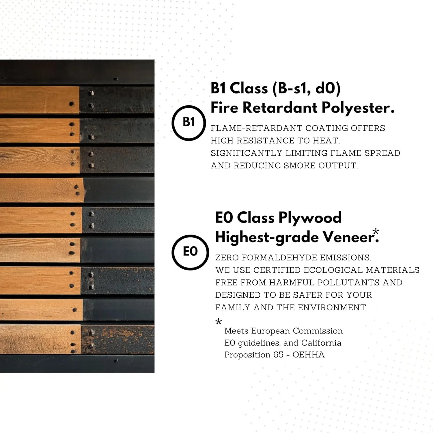ألواح حائط عازلة للصوت للمعالجات الصوتية في استوديو التسجيل - 4 عبوات مطلية بالأشعة فوق البنفسجية مقاس 24 بوصة × 24 بوصة × 1 بوصة ومقاومة للحريق #6