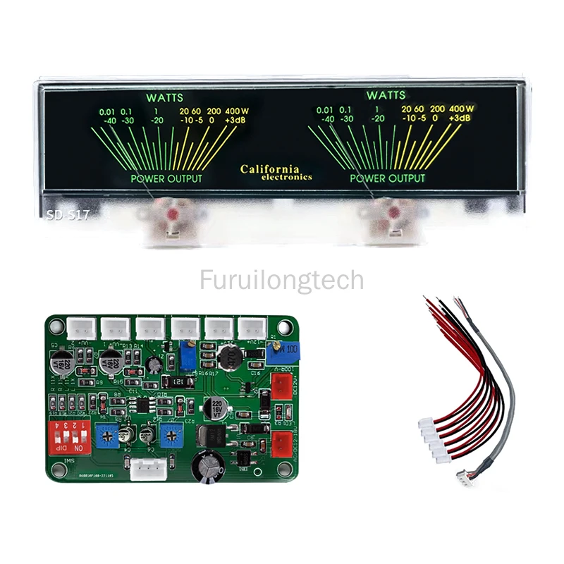 VU Level Meter Power Amplifier Audio Meter DB Audio Power Meter With Backlight