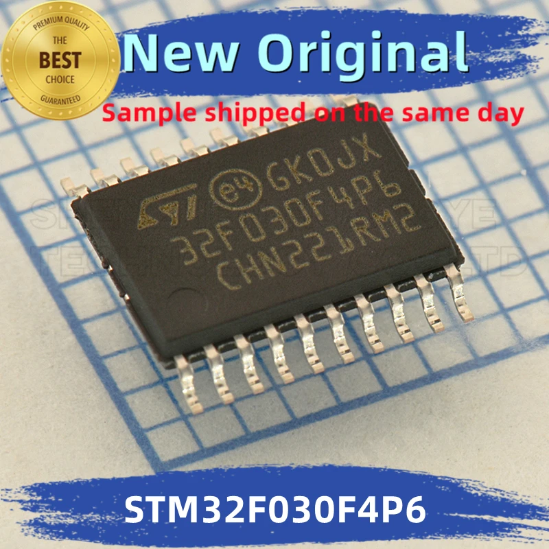 

10PCS/lot STM32F030F4P6 STM32F030F Integrated Chip 100%New And Original BOM matching ST MCU