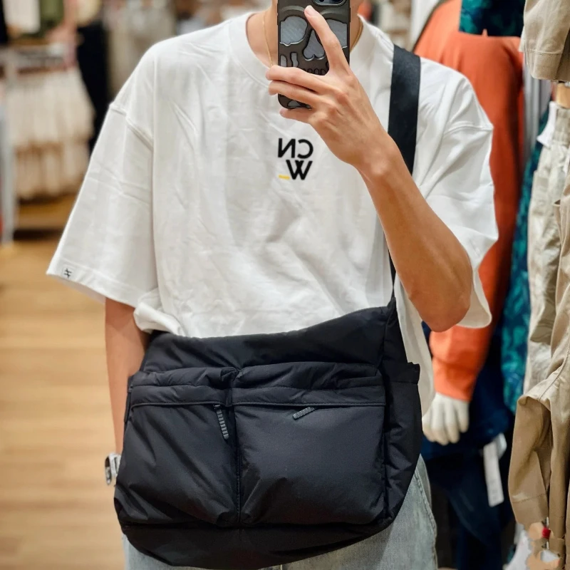 Lässige Armeegrüne Umhängetasche, Leichte Schultertasche mit Mehreren Taschen für Arbeit, Reisen, Einkaufen und Täglichen Pendeln – Detail 3