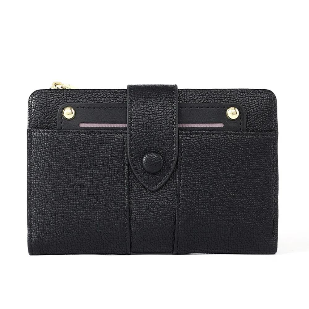 

Card Holder PU Passport Bag Ticket Holder Passport Cover Fold Purse Airplane Check-in Multifunctional Travel Wallet