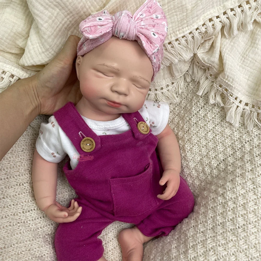 50cm Comfortable to Hold Silicone Reborn Doll True-to-Life Features Fine Contours Model for Education and Teaching Display