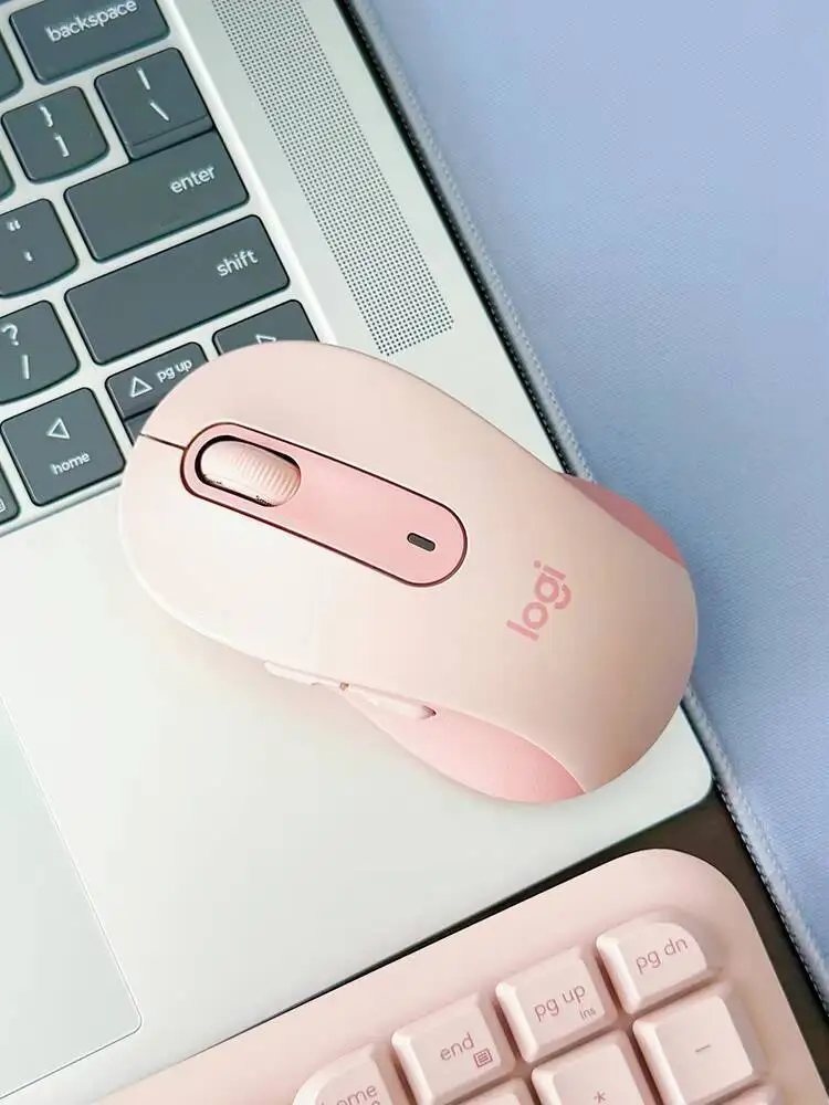 Bezprzewodowa mysz Bluetooth Logitech M750/M650/M650L do użytku biurowego, cicha, odpowiednia do małych i dużych laptopów. — 2