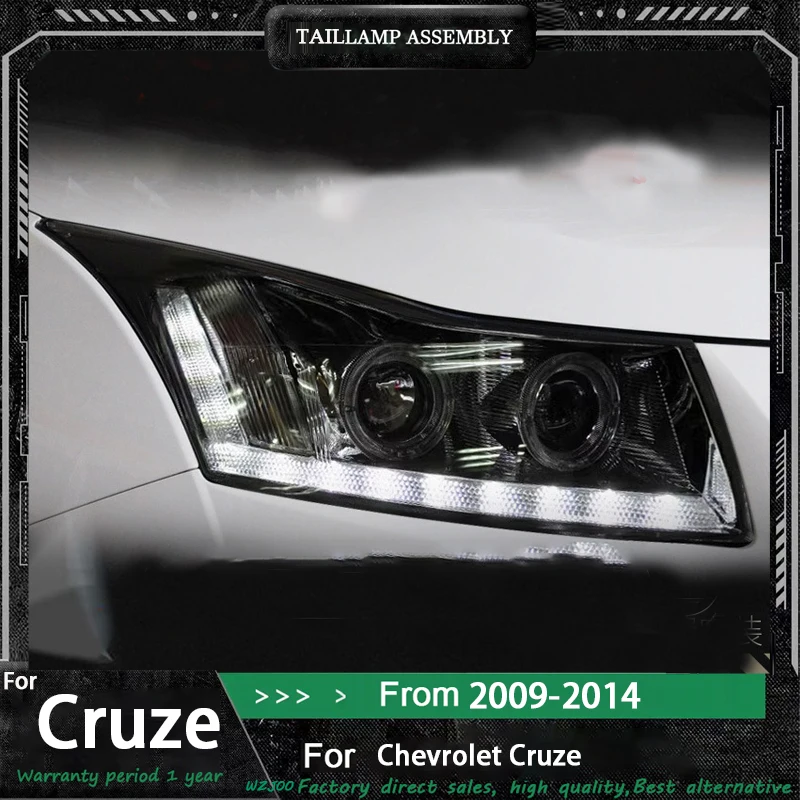 

Car Styling for Chevrolet Cruze Headlight 2009-2015 Cruze Head Light DRL Turn Signal Low High Beam Projector Lens