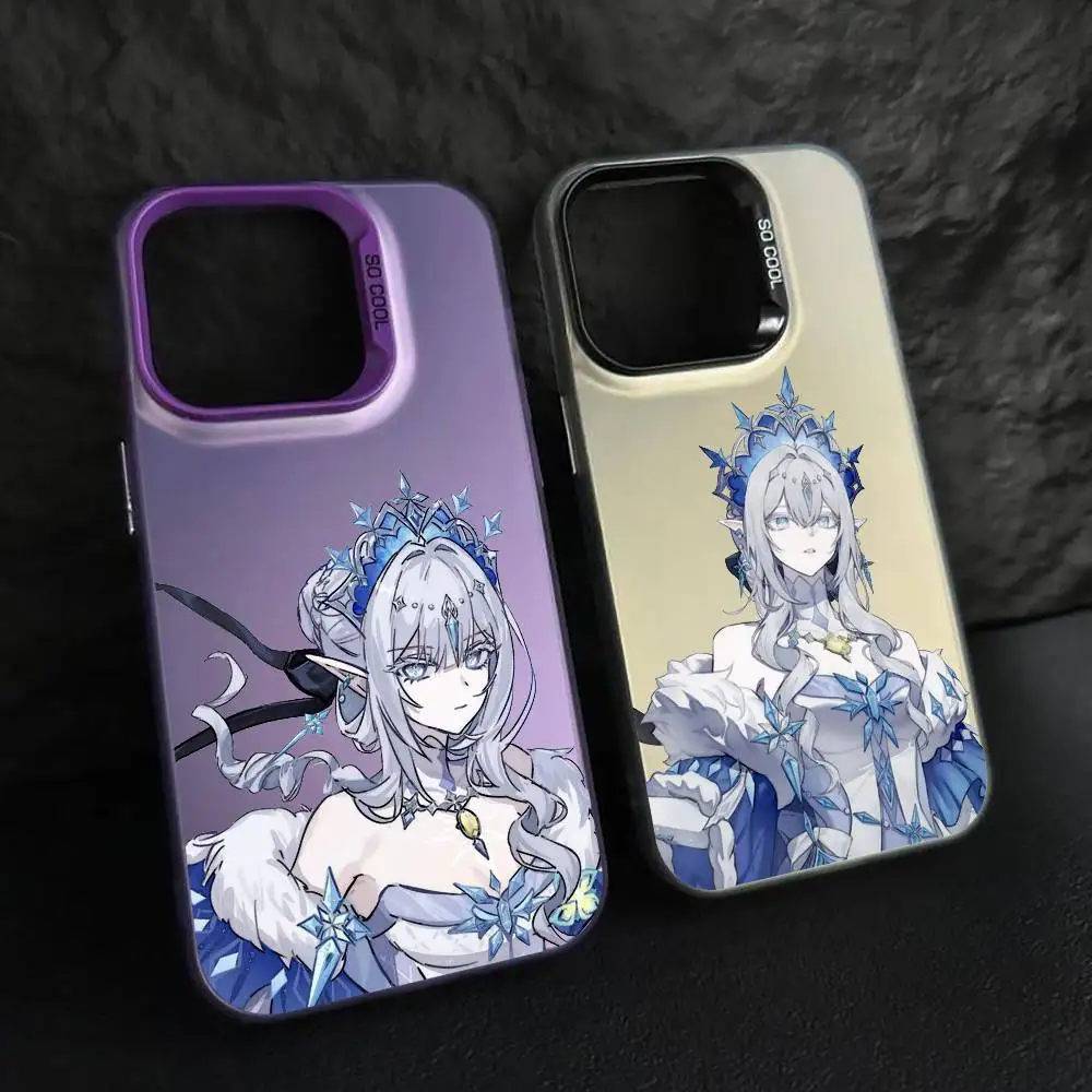 TSARITSA Genshin Impact Phone Case For iPhone 17,16,15,14,13,12,11,Mini,Pro,E,MAX Candy Matte