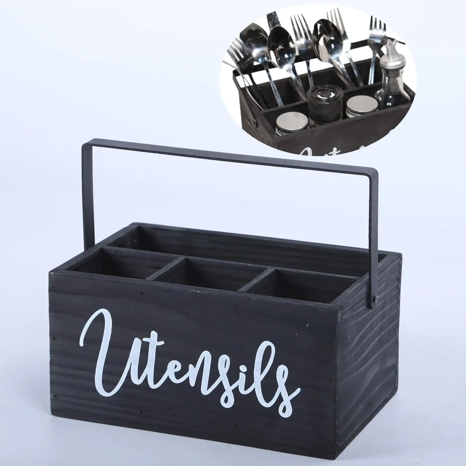 حامل أواني لطاولة المطبخ وحامل أواني الطبخ للطهي المنزلي