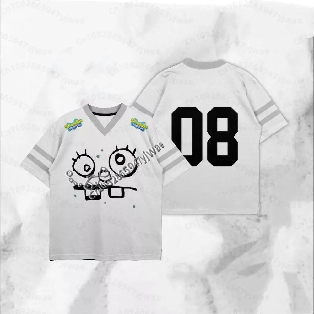2026 Herren Cartoon Squidward Tentacles Patrick Star Großes Gesicht Allover-Print Erwachsenen-T-Shirt Familien-Schnelltrocknendes Weiches Damen- und Herren-T-Shirt – Detail 9