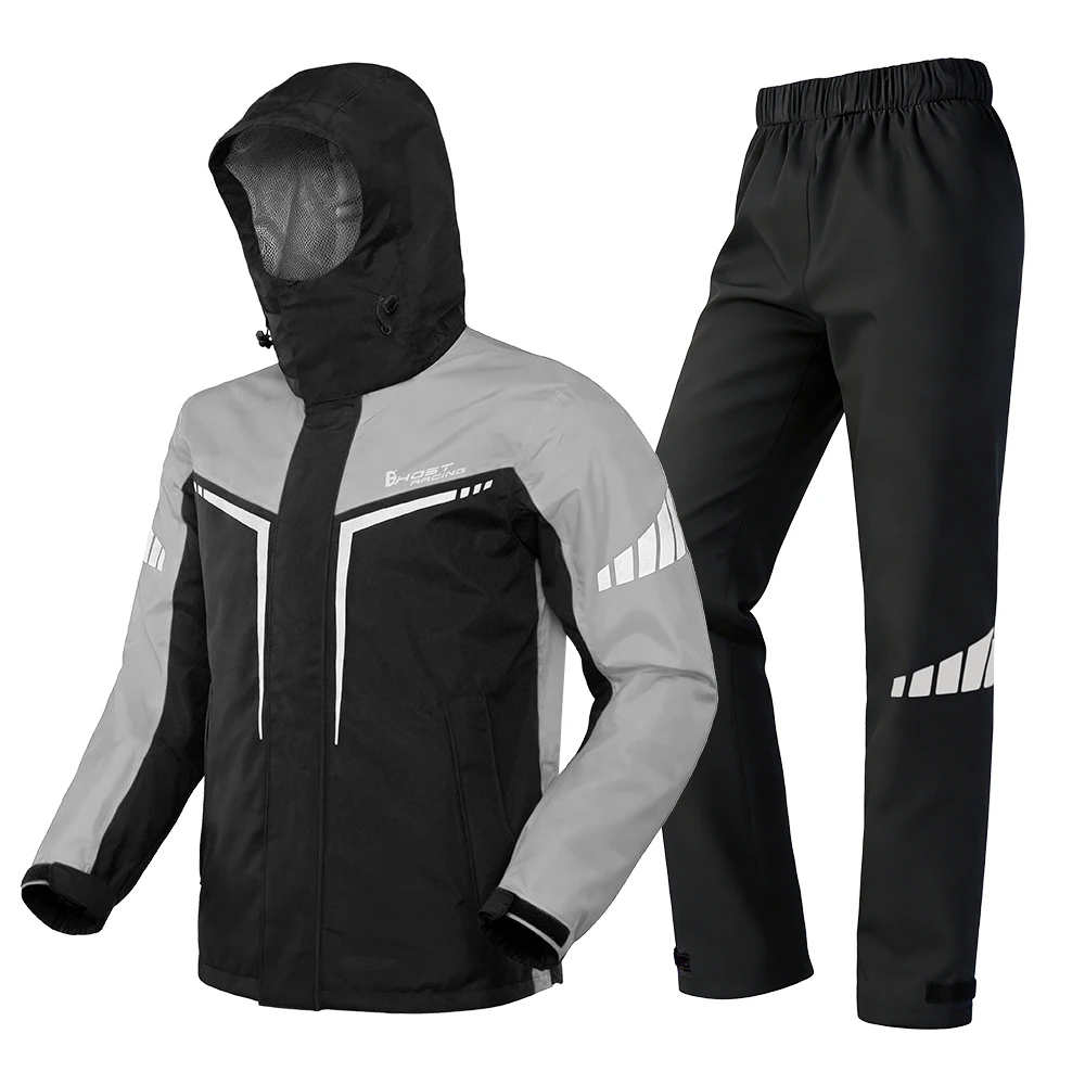 Rainstorm Prevention Jacket Pants Motorcycle Raincoat Suit Camping Hiking Fishing Raincoat Moto Raincoat Motorcyclist Rider Rain