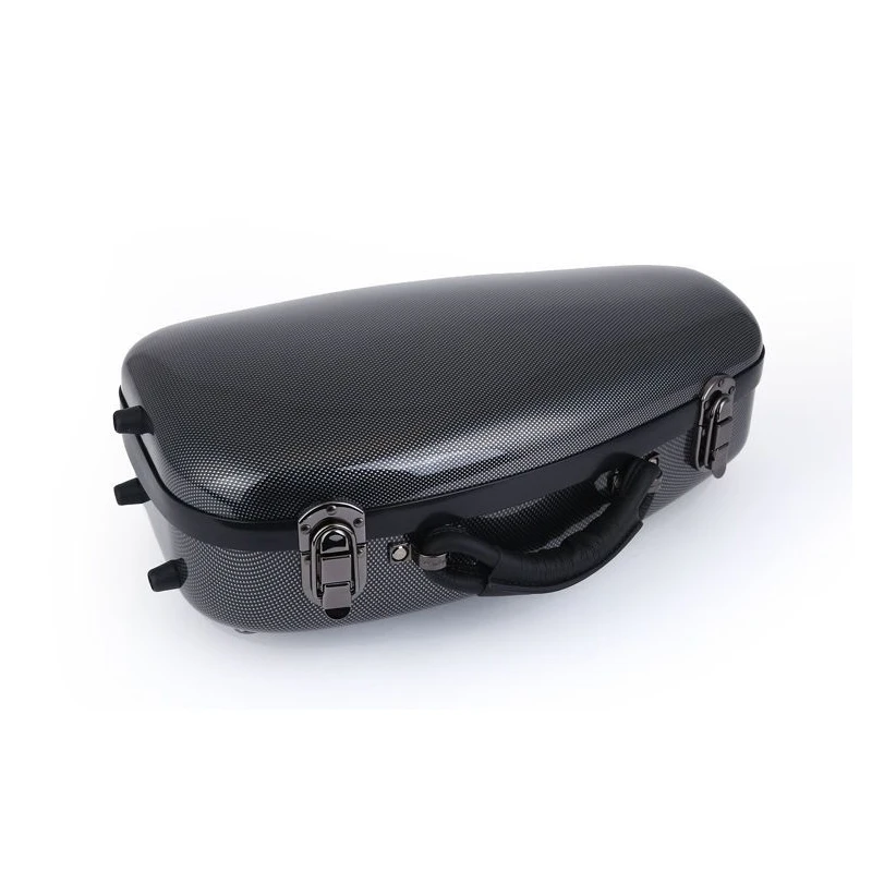 European-style small curved soprano saxophone luggage FRP material backpack shoulder suitcase musical instrument hard shell box