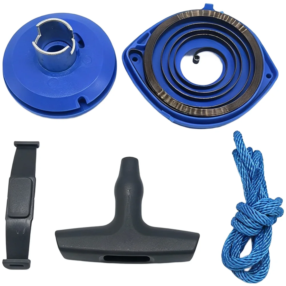 Starter Rope Pulley System with Spring Handle Compatible with For K650 K750 K760 K960 K970 K970II Chainsaw Models