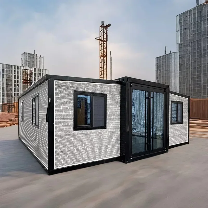 20FT 30FT Container House Prefab Movable Expandable Steel Construction 2 Bedroom Design Villas Hotels Office Sandwich Panel