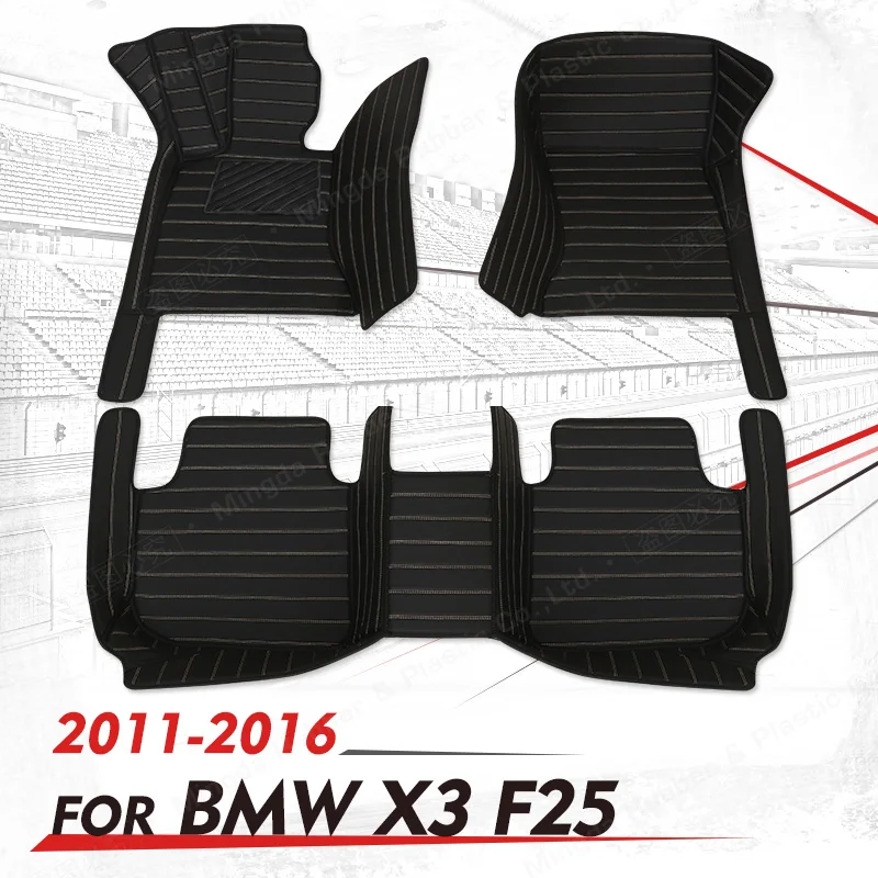 

Car Floor Mats For BMW X3 F25 2011 2012 2013 2014 2015 2016 Auto Foot Pads Automobile Carpet Cover Interior Accessories