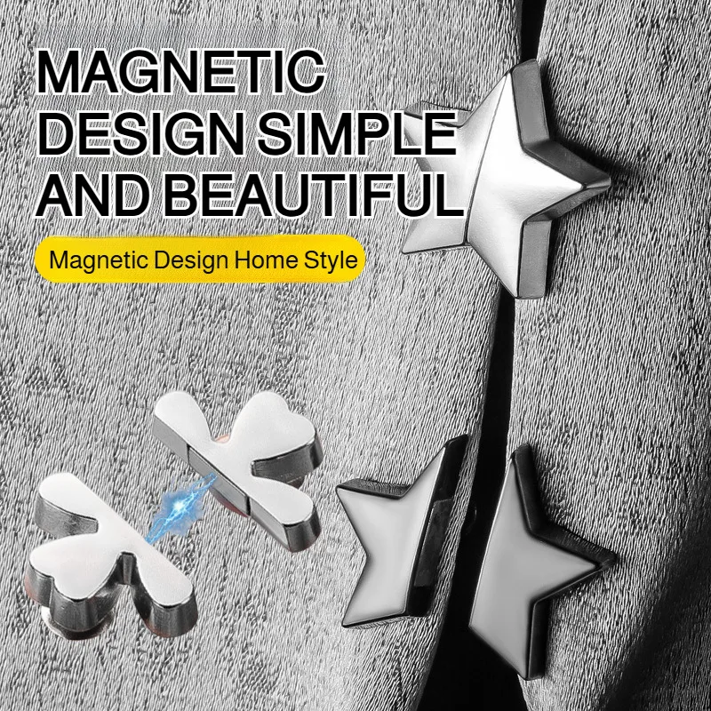 

Магнитные металлические зажимы для штор Blackout: прочные, многоразовые, без следов, установка без инструментов, для дома и офиса