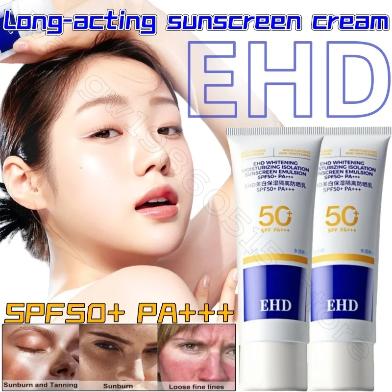 

EHD Sunscreen Plant Extract Skin-Healthy Long-Term Sunscreen Tanning Waterproof Sweat Brightening Skin Tone Sunscreen 40ml