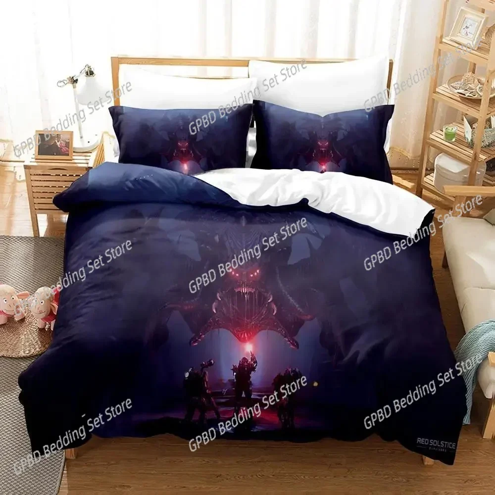3d Print Game Red Solstice 2 Survivors Comfortable Duvet Cover Pillowcase Bedding Set Children Bedroom Decoration Home Textile