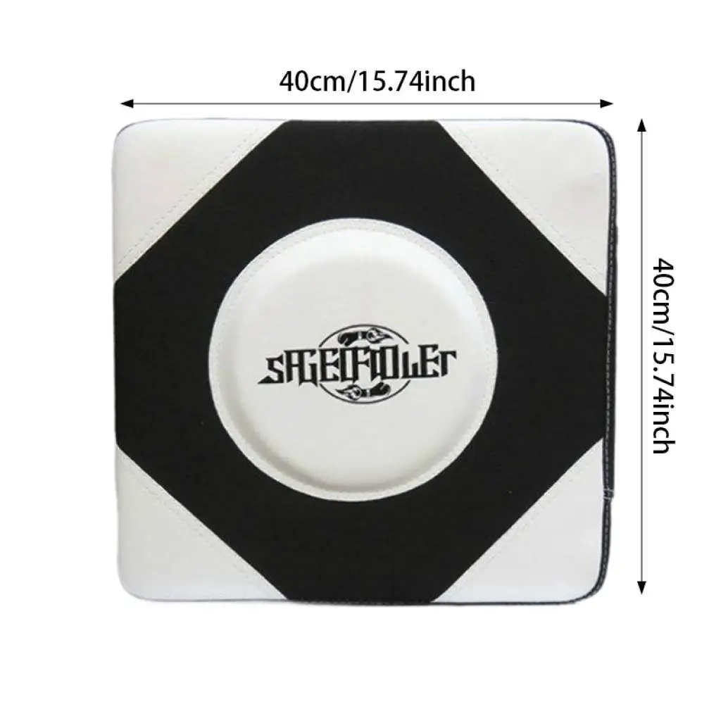 Thick PU Leather Strike Pad Boxing Wall Punch Kicking Shield Training Target Pad for Home Gym