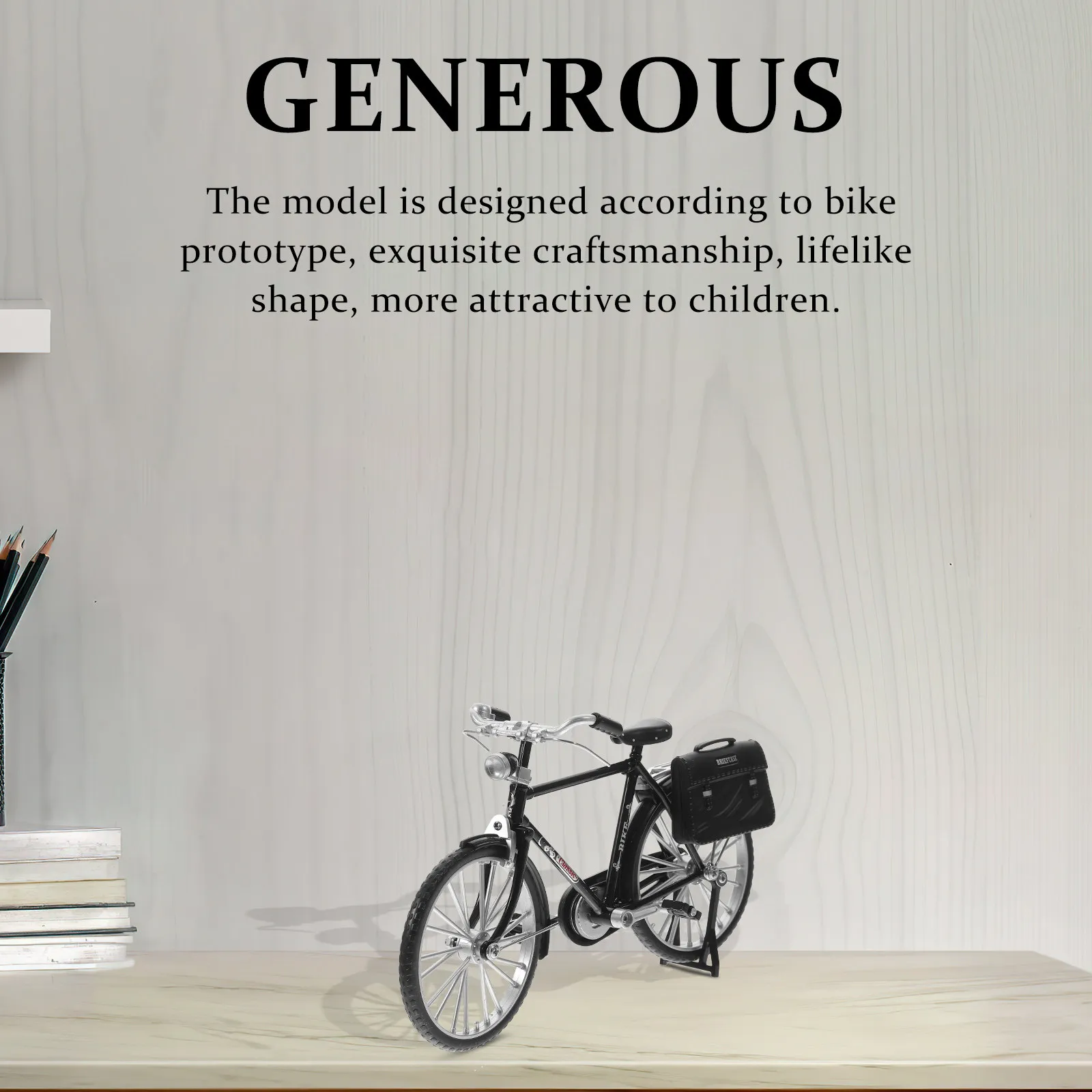 

1Set Bicycle Sculpture Vintage DIY Metal Miniature Bike Decoration Desktop Ornament for Kids and Home Decor Miniature