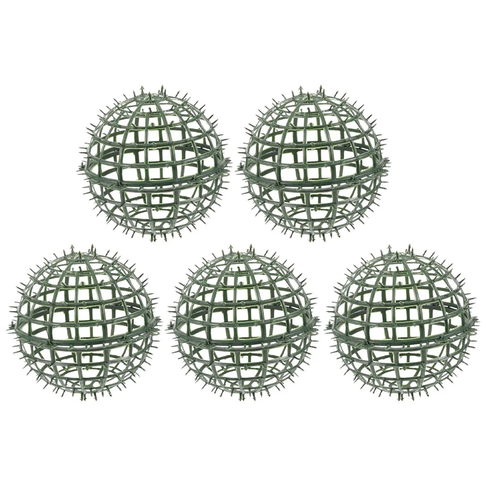 

5Pcs Topiary Ball Frame Faux Greenery Support Cage for Artificial Boxwood Ball Decorative Plant Rack Outdoor Patio Garden