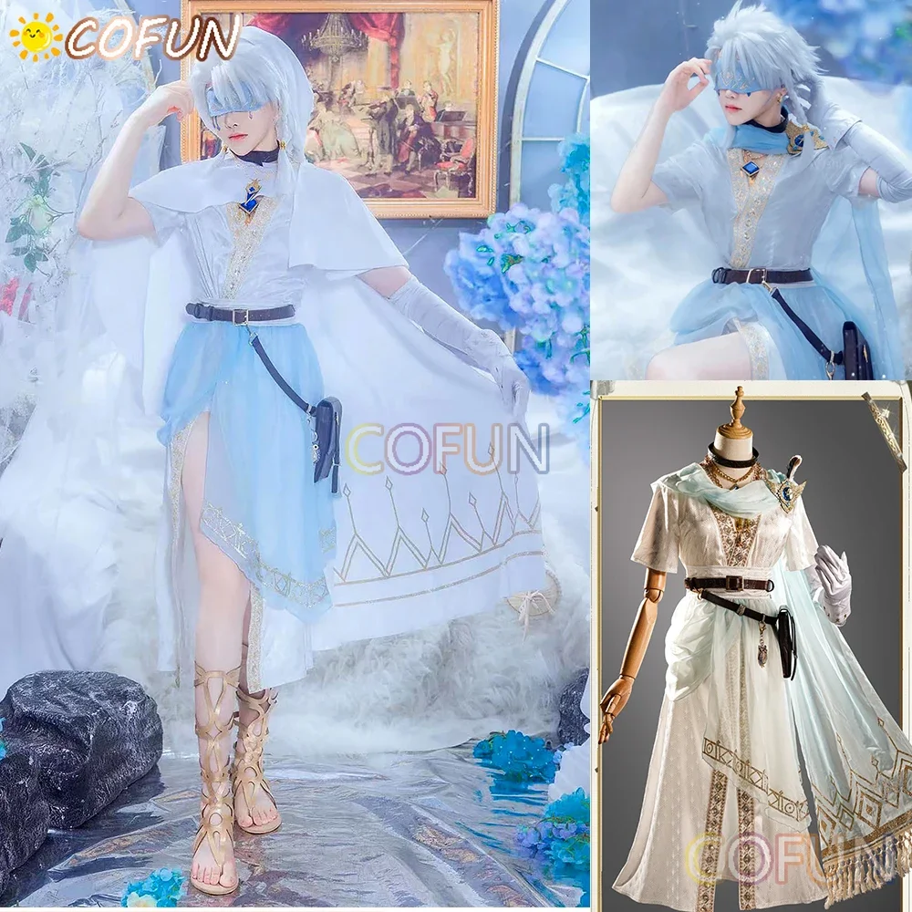 COFUN Identity ⅤEli Clark Cosplay Costume Halloween Seer COS Game Suit Halloween Outfits Plus Size Women Men Costume