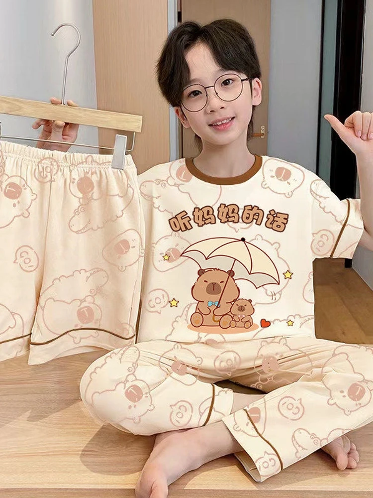 anseola-set-di-abbigliamento-sportivo-per-bambini-in-puro-cotone-pantaloni-lunghi-completo-estivo-sottile-in-tre-pezzi-per-bambini-e-neonati