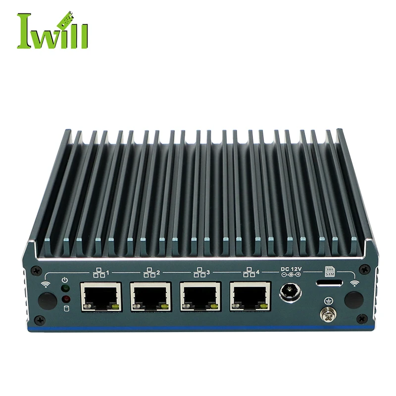 Firewall mini pc N100 with 4*LAN ports for home or enterprise network security hardware solution