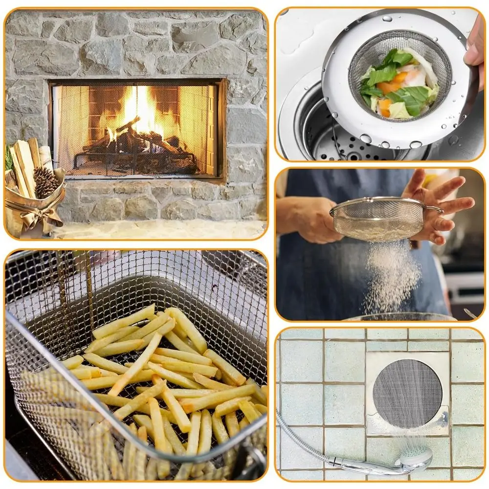 

20 Mesh Wire Mesh Screen Sturdy No Rust 15X21CM Stainless Steel Mesh 31X21CM Window Screen Mesh DIY Projects Cage Vent Garden